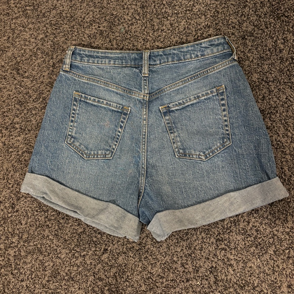 •last chance sale $ Wild Fable Women's High Rise Rolled Cuff Jean Shorts - Picture 2 of 3